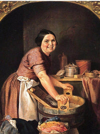 The Jolly Washerwoman By Lilly Martin Spencer Fine Art Print