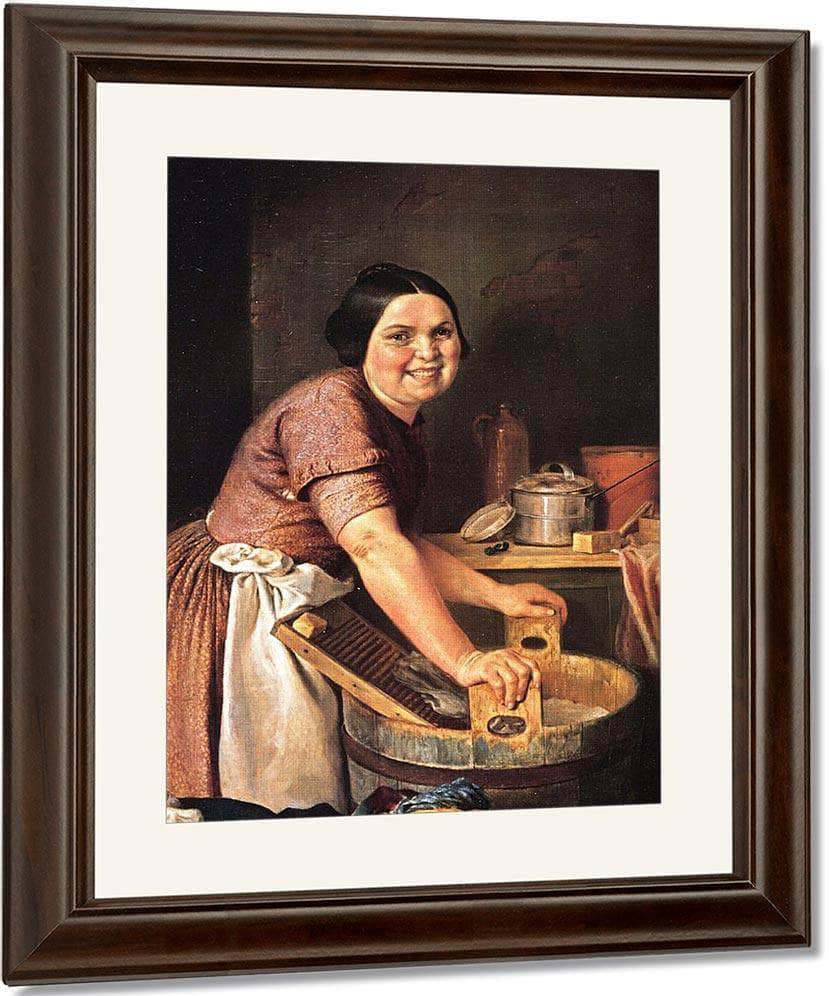 The Jolly Washerwoman By Lilly Martin Spencer Fine Art Print