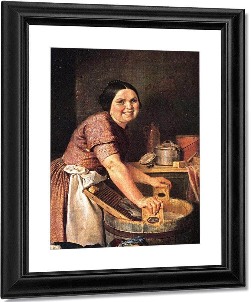 The Jolly Washerwoman By Lilly Martin Spencer Fine Art Print
