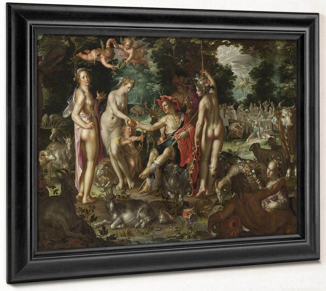 The Judgement Of Paris By Joachim Wtewael Fine Art Print