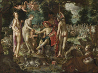 The Judgement Of Paris By Joachim Wtewael Fine Art Print