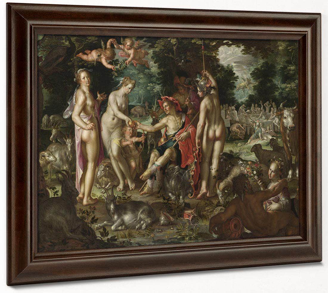 The Judgement Of Paris By Joachim Wtewael Fine Art Print
