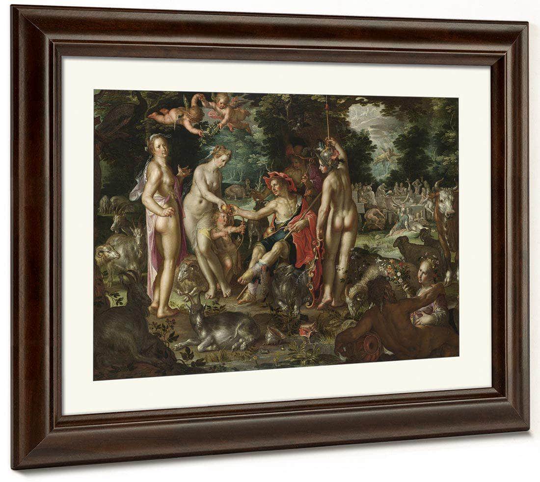 The Judgement Of Paris By Joachim Wtewael Fine Art Print
