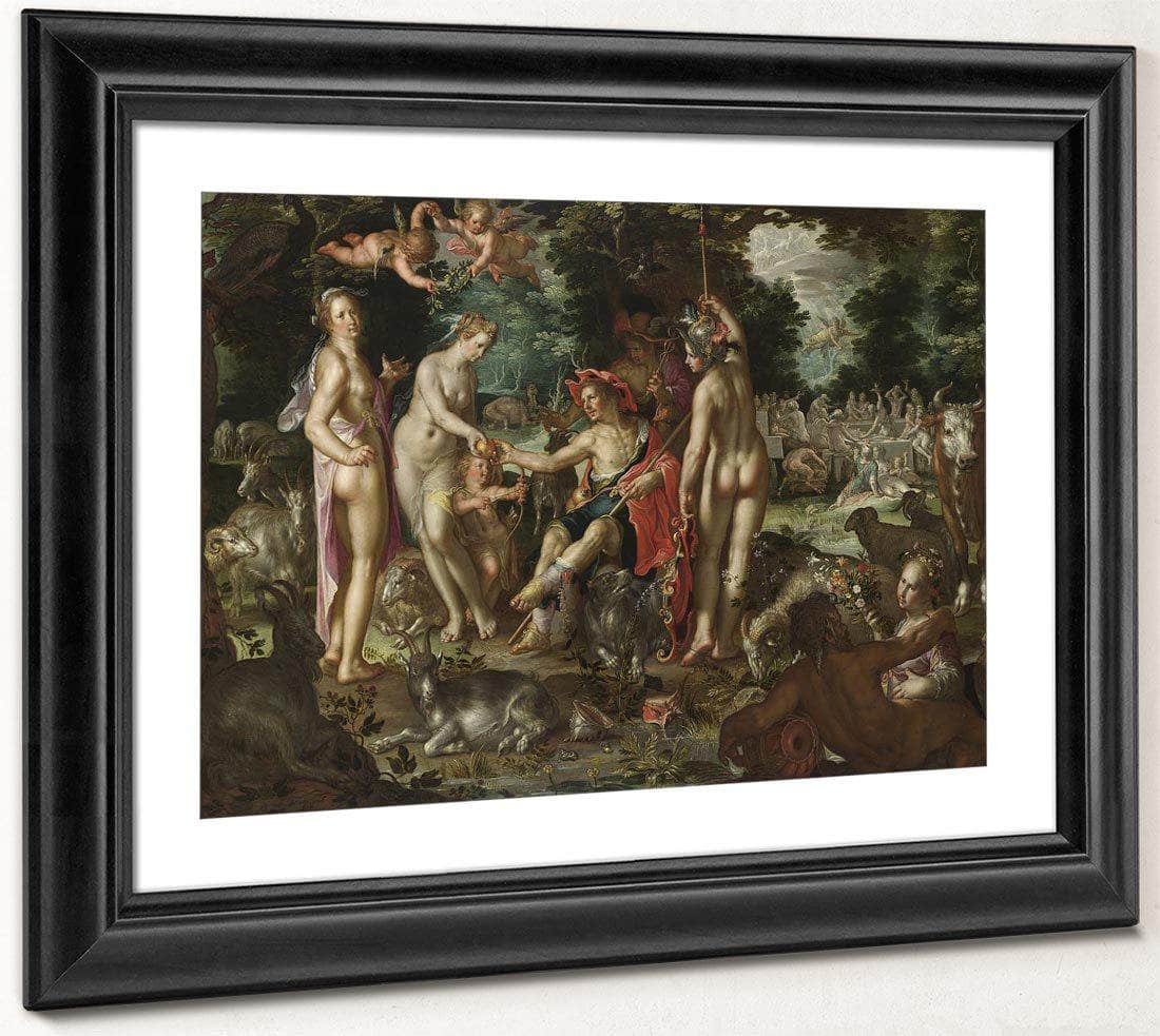 The Judgement Of Paris By Joachim Wtewael Fine Art Print