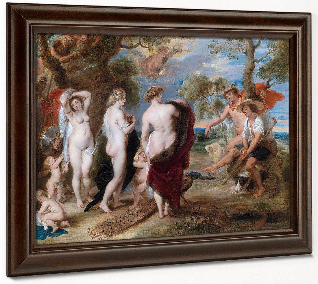 The Judgement Of Paris By Peter Paul Rubens Fine Art Print