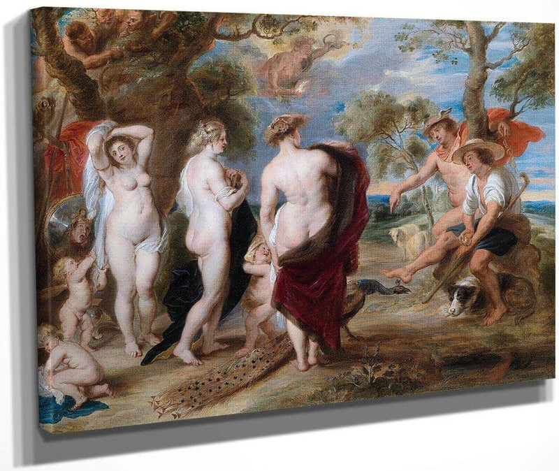The Judgement Of Paris By Peter Paul Rubens Fine Art Print