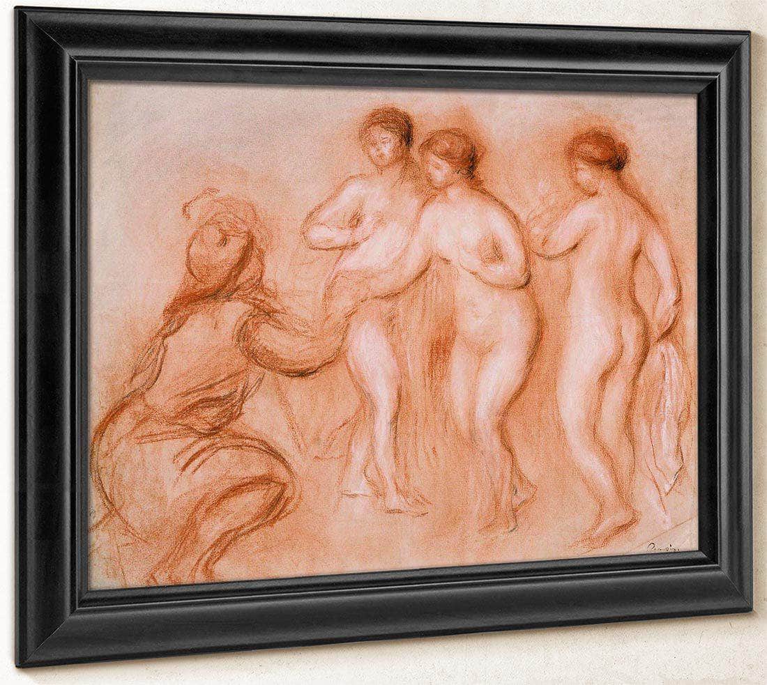 The Judgment Of Paris By Pierre August Renoir Fine Art Print