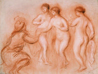 The Judgment Of Paris By Pierre August Renoir Fine Art Print