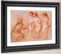 The Judgment Of Paris By Pierre August Renoir Fine Art Print
