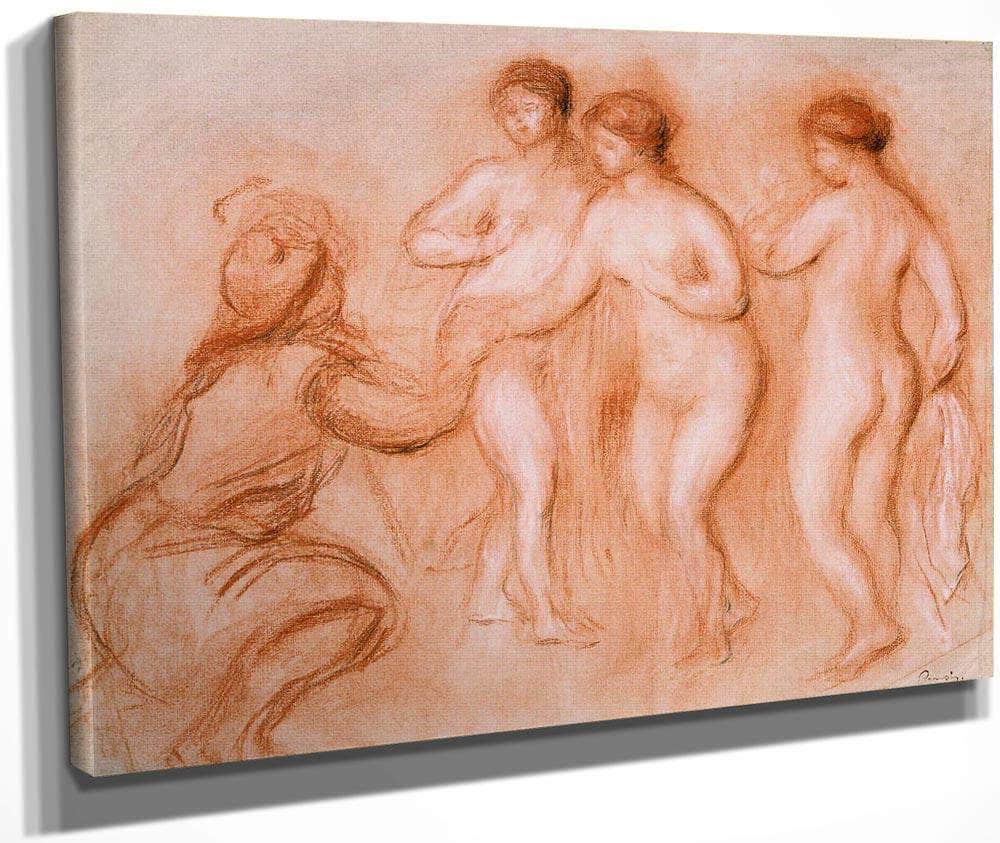 The Judgment Of Paris By Pierre August Renoir Fine Art Print