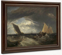 The Junction Of The Thames And The Medway By Joseph Mallord William Turner Fine Art Print