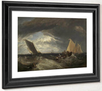 The Junction Of The Thames And The Medway By Joseph Mallord William Turner Fine Art Print