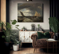 The Junction Of The Thames And The Medway By Joseph Mallord William Turner Fine Art Print