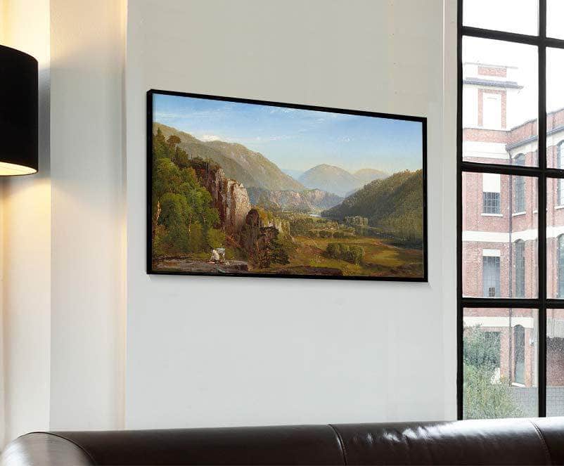 The Juniata, Evening Painting Thomas Moran Canvas Art Fine Art Print