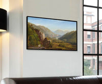 The Juniata, Evening Painting Thomas Moran Canvas Art Fine Art Print