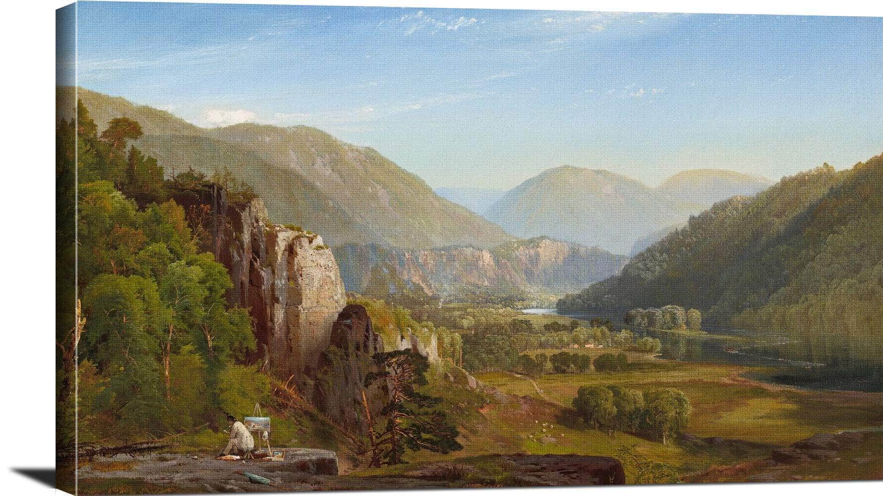 The Juniata, Evening Painting Thomas Moran Canvas Art Fine Art Print