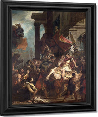 The Justice Of Trajan (53 117) By Ferdinand Victor Eugene Delacroix Fine Art Print