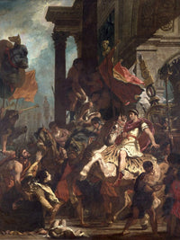 The Justice Of Trajan (53 117) By Ferdinand Victor Eugene Delacroix Fine Art Print