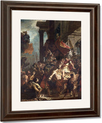 The Justice Of Trajan (53 117) By Ferdinand Victor Eugene Delacroix Fine Art Print