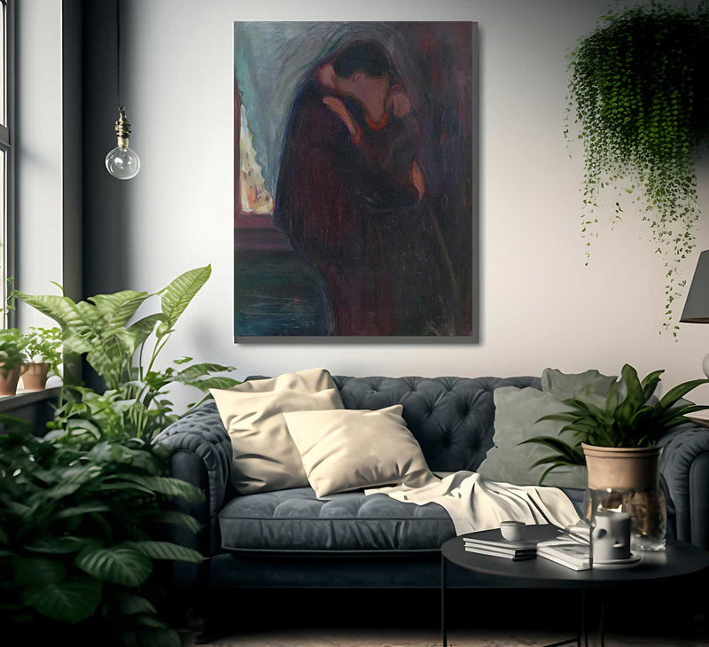 The Kiss 1897 By Edvard Munch Fine Art Print