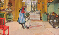 The Kitchen By Carl Larsson Fine Art Print