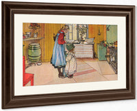 The Kitchen By Carl Larsson Fine Art Print