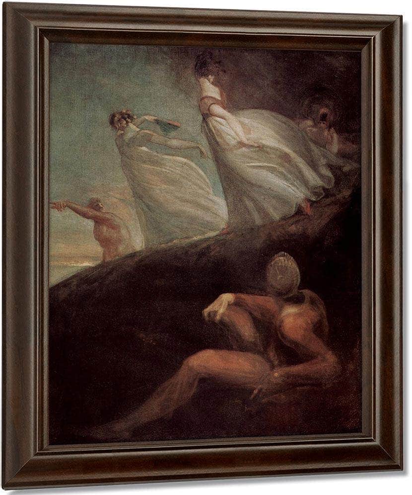 The Ladies Of Hastings By Henry Fuseli Fine Art Print