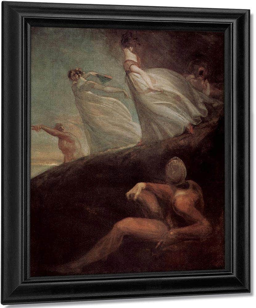 The Ladies Of Hastings By Henry Fuseli Fine Art Print