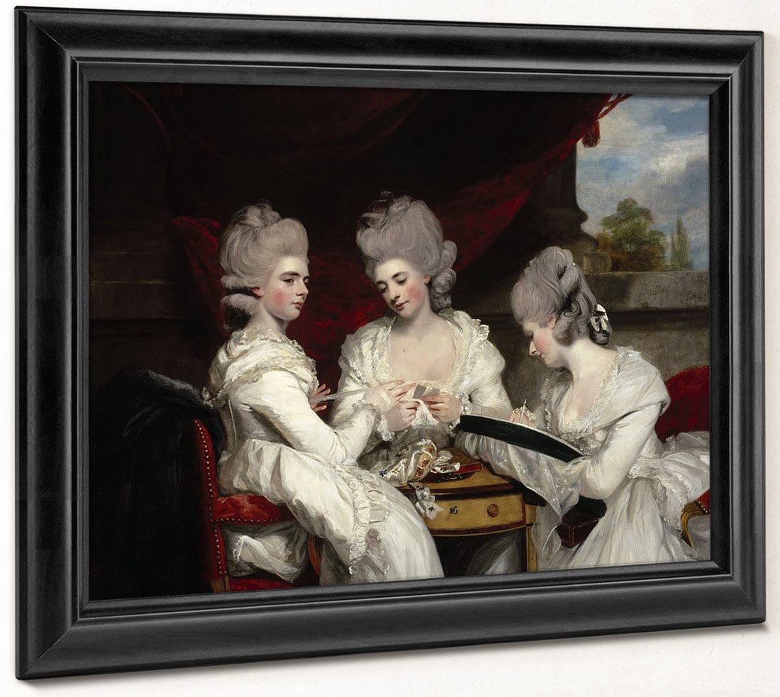 The Ladies Waldegrave By Joshua Reynolds Fine Art Print