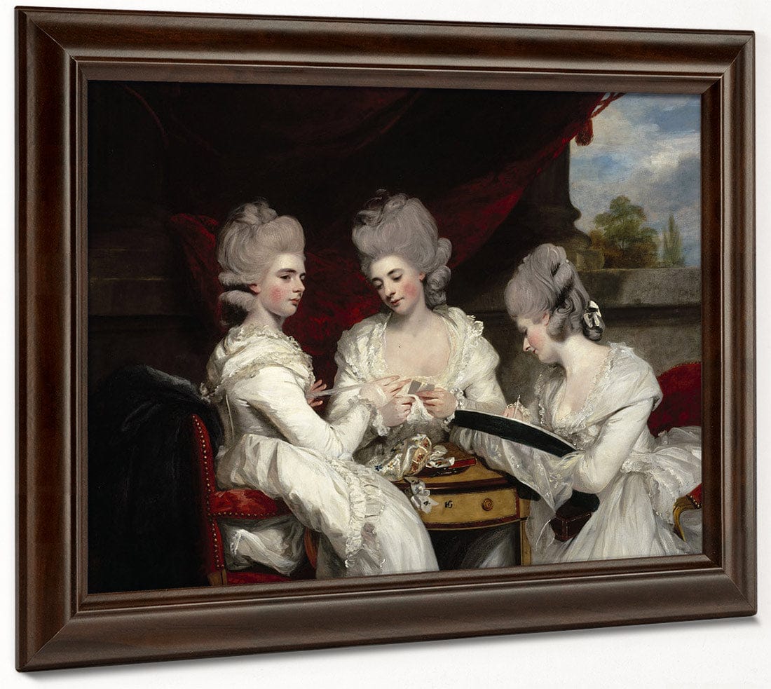 The Ladies Waldegrave By Joshua Reynolds Fine Art Print