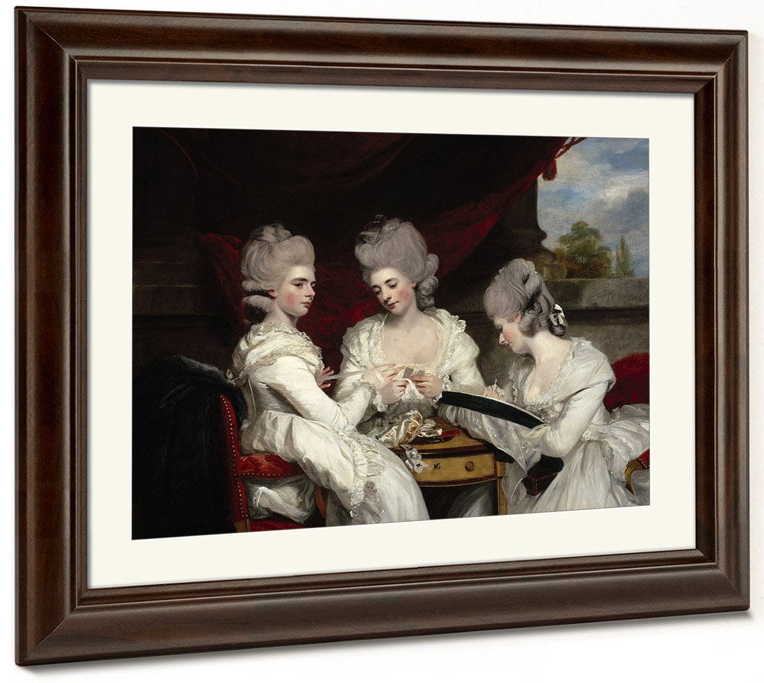 The Ladies Waldegrave By Joshua Reynolds Fine Art Print