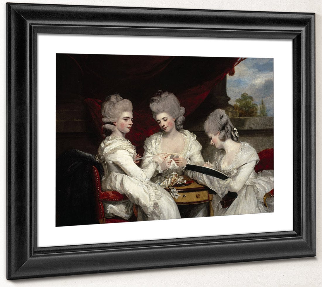 The Ladies Waldegrave By Joshua Reynolds Fine Art Print