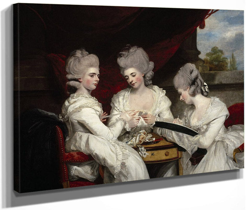 The Ladies Waldegrave By Joshua Reynolds Fine Art Print