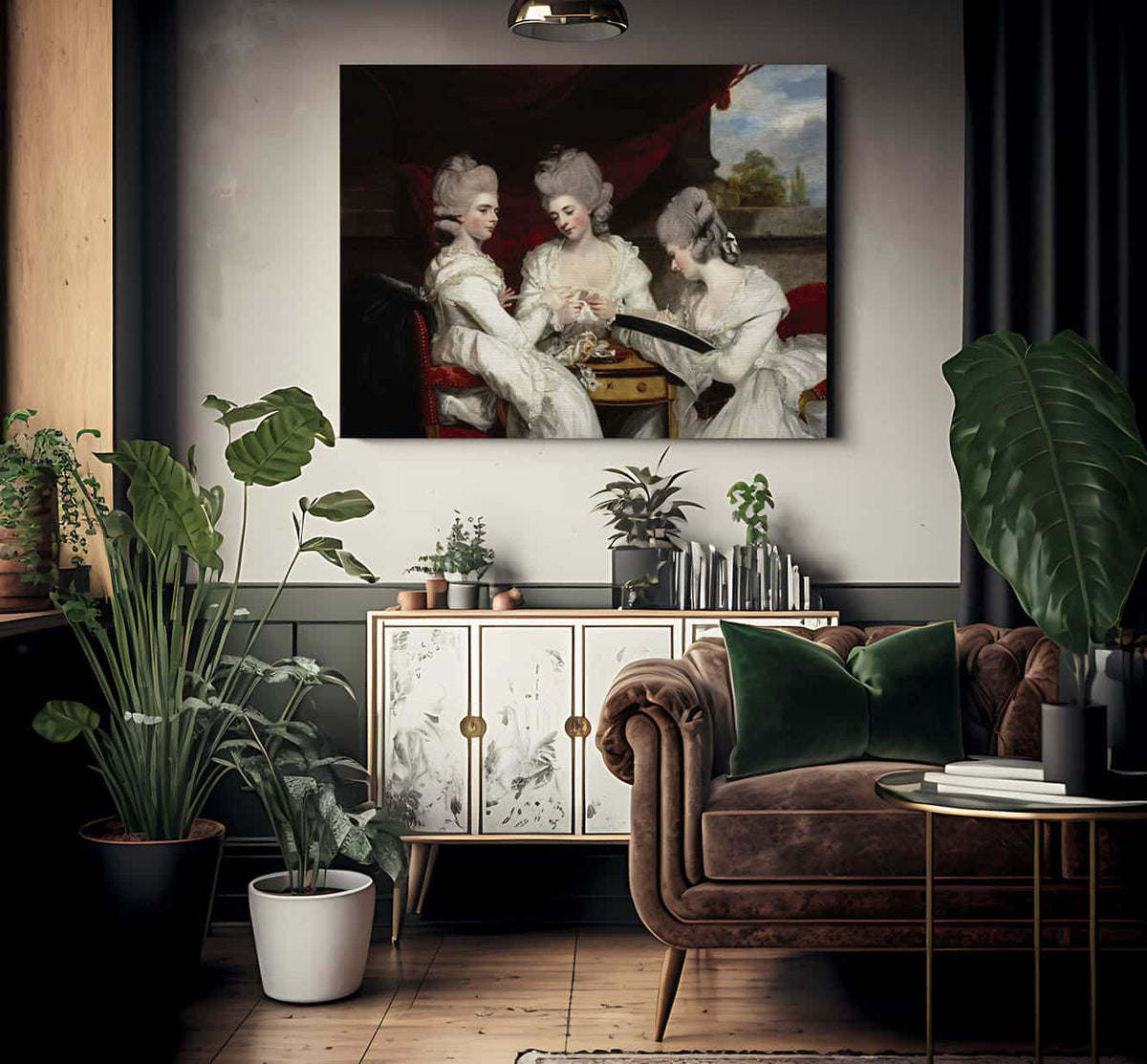 The Ladies Waldegrave By Joshua Reynolds Fine Art Print