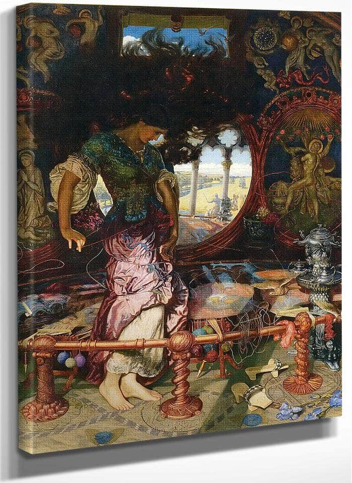 The Lady Of Shalott By William Holman Hunt Fine Art Print