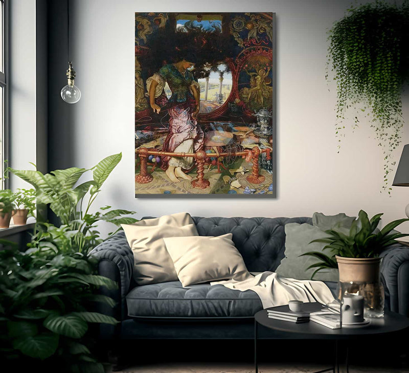 The Lady Of Shalott By William Holman Hunt Fine Art Print