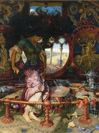 The Lady Of Shalott By William Holman Hunt Fine Art Print