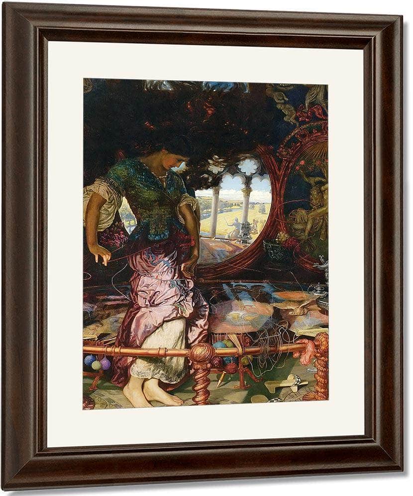 The Lady Of Shalott By William Holman Hunt Fine Art Print