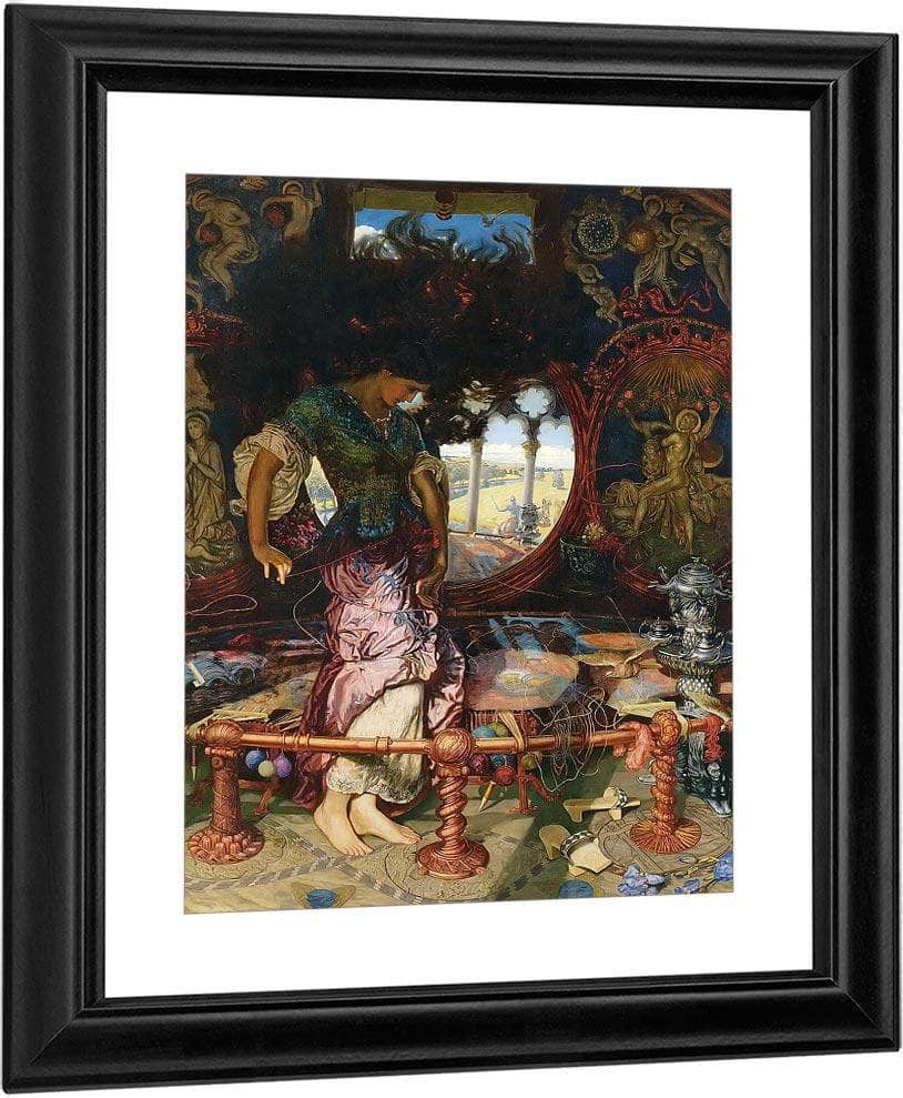 The Lady Of Shalott By William Holman Hunt Fine Art Print
