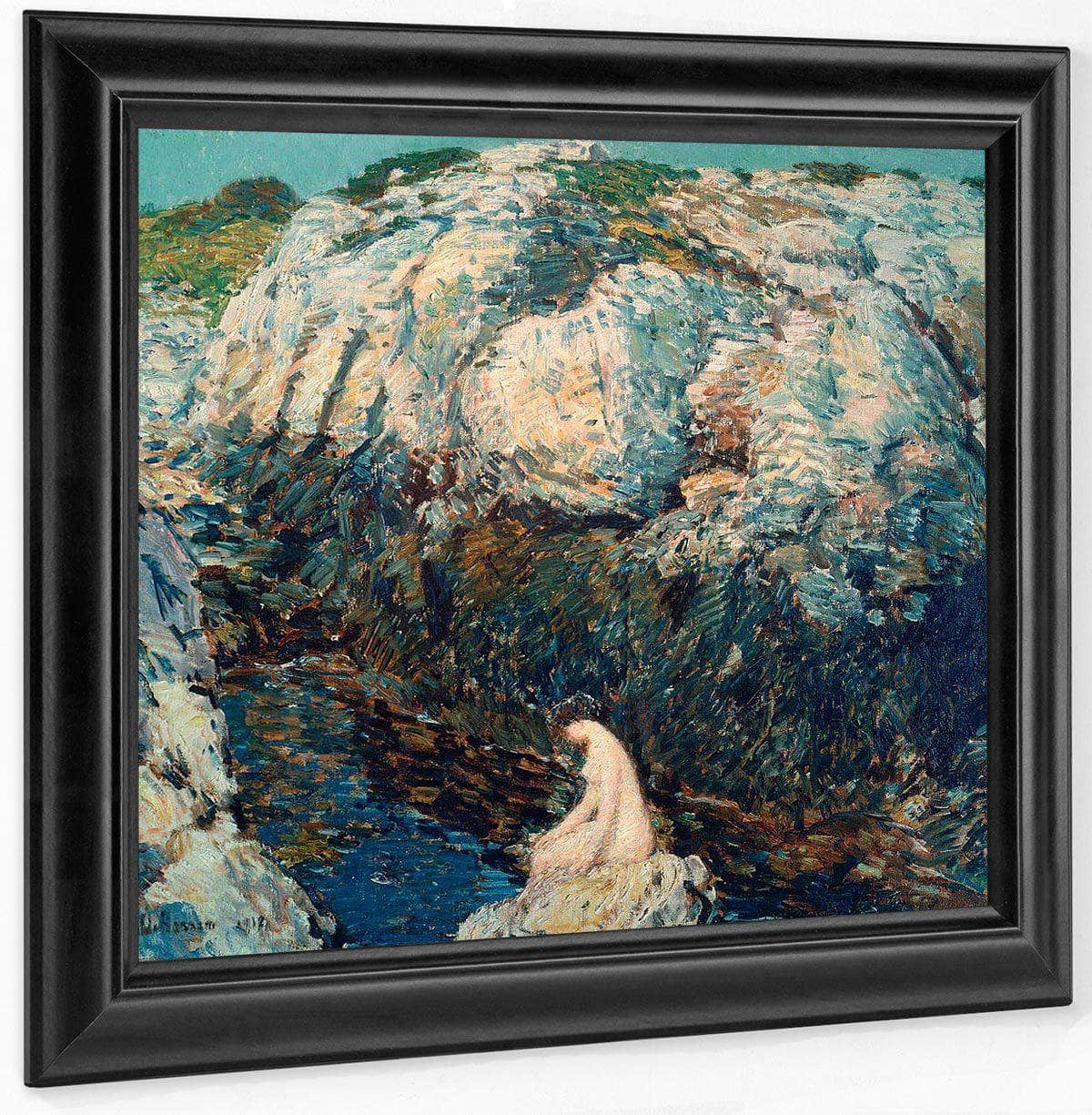 The Lady Of The Gorge By Childe Hassam Fine Art Print