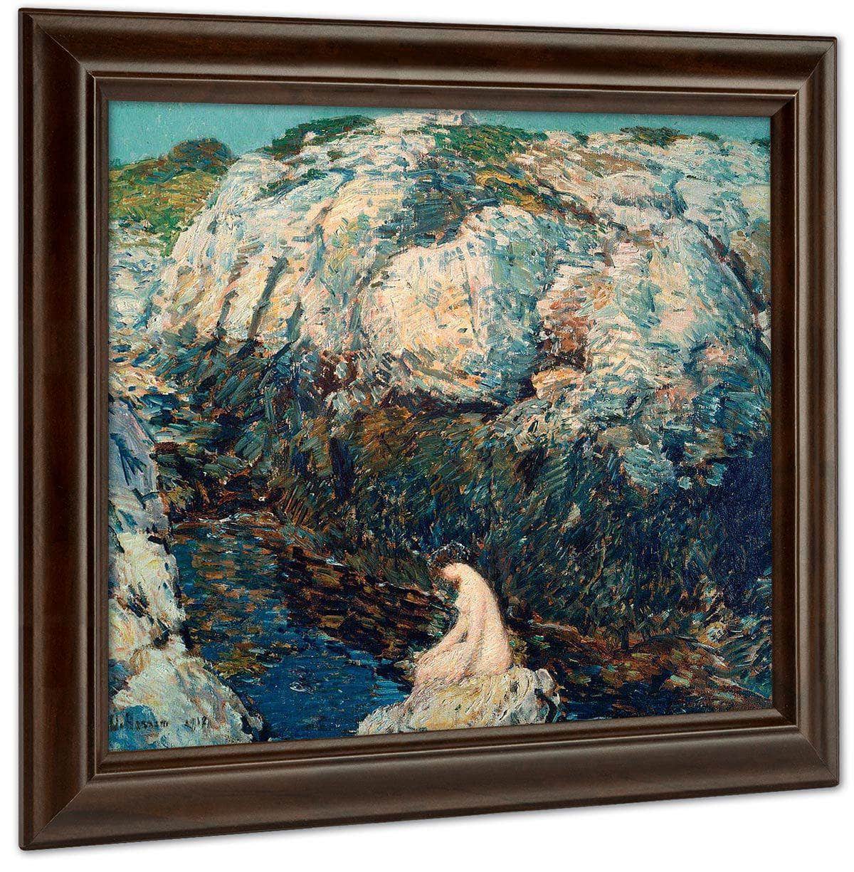 The Lady Of The Gorge By Childe Hassam Fine Art Print