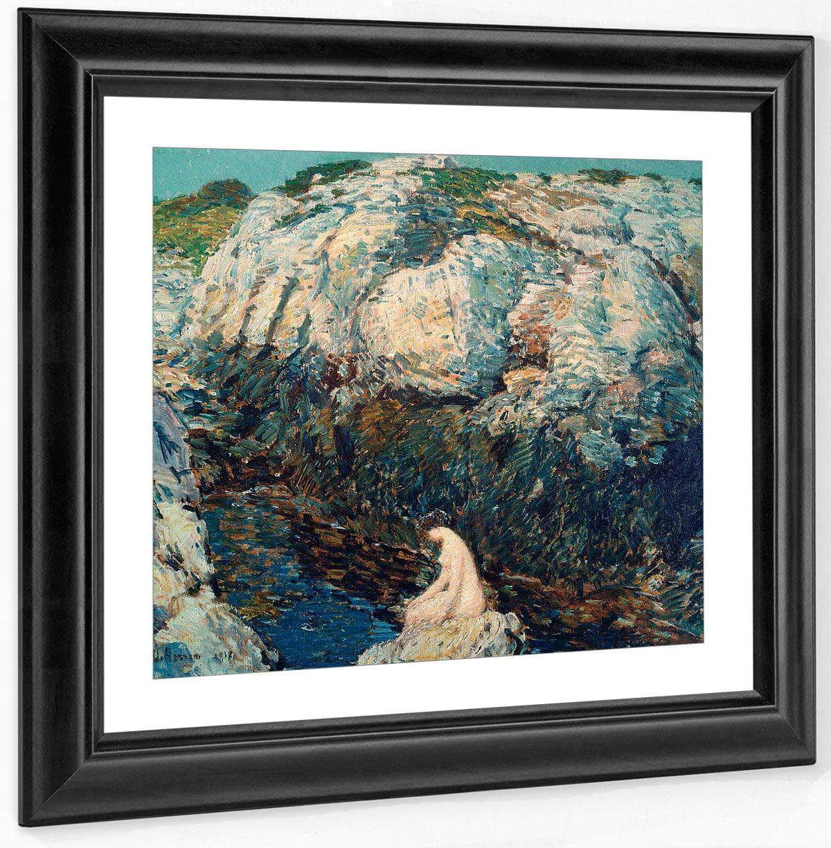 The Lady Of The Gorge By Childe Hassam Fine Art Print