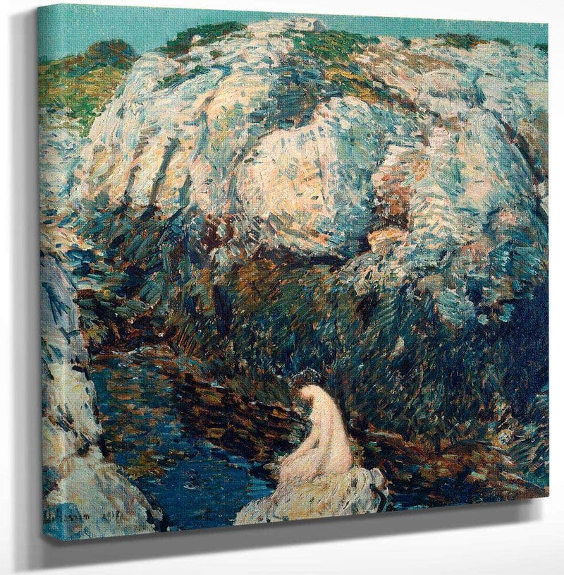 The Lady Of The Gorge By Childe Hassam Fine Art Print