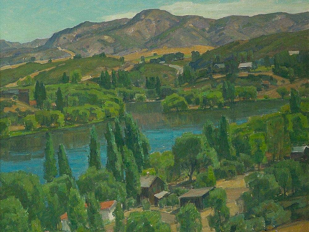 The Lake 1940 By William Wendt Fine Art Print