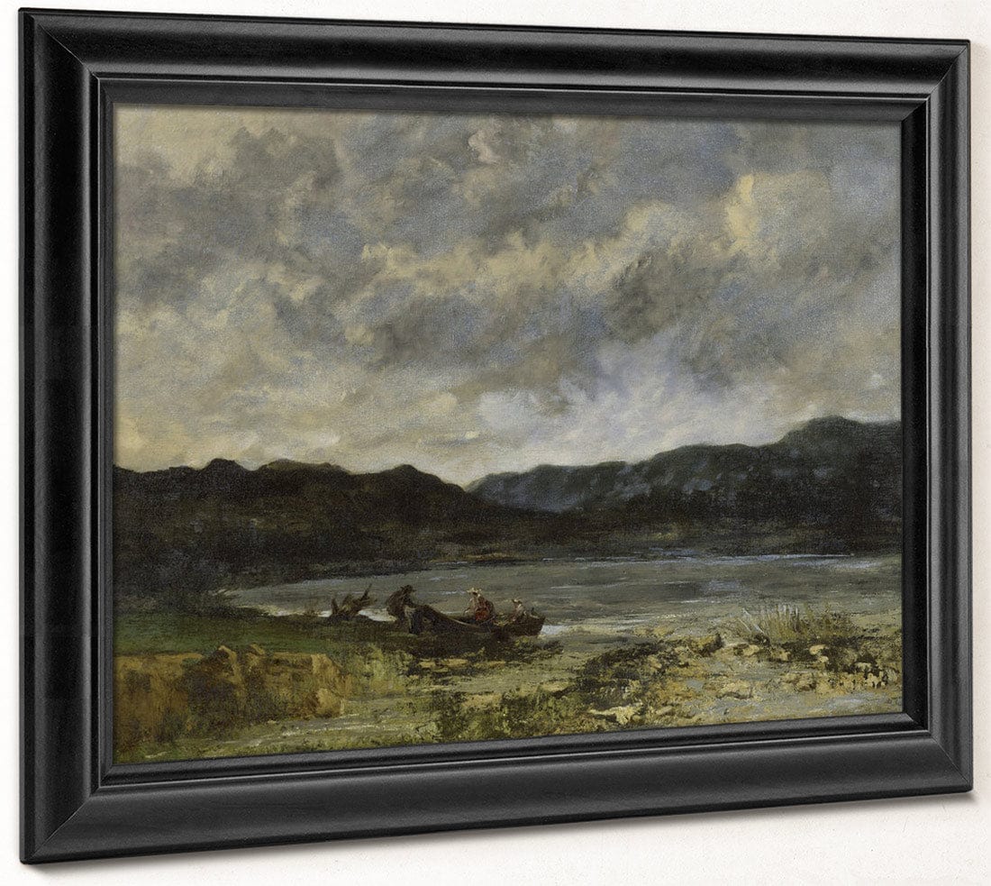 The Lake, Near Saint Point By Jean Desire Gustave Courbet Fine Art Print