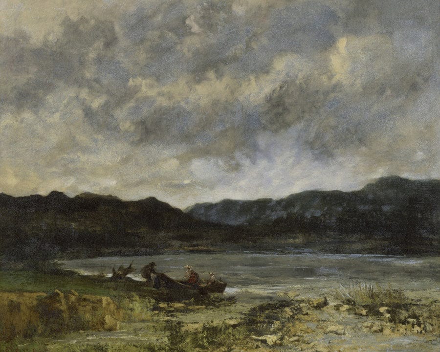 The Lake, Near Saint Point By Jean Desire Gustave Courbet Fine Art Print