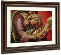 The Lamentation Of Christ Detail Of Mary Magdalene And The Feet Of Christ By Sandro Botticelli Fine Art Print