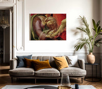 The Lamentation Of Christ Detail Of Mary Magdalene And The Feet Of Christ By Sandro Botticelli Fine Art Print