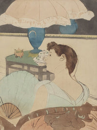 The Lamp By Mary Cassatt Fine Art Print