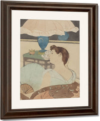 The Lamp By Mary Cassatt Fine Art Print